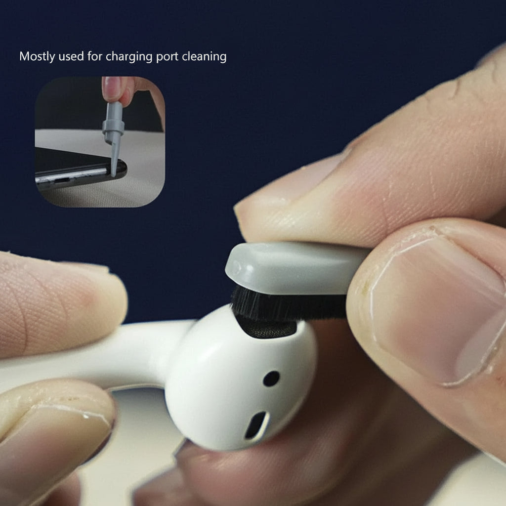 6-in-1 Bluetooth Kopfhörer Reinigungsset - Professionelles Cleaning Kit für AirPods & Headsets, Tastatur und Handy